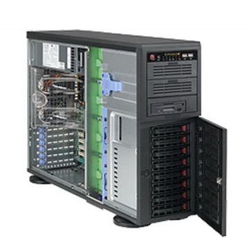 Корпус SuperMicro CSE-743TQ-903B-SQ 8x 3.5"/2.5" SAS/SATA Backplane for Hot-Swappable Drives, Whisper-Quiet (<28dB), Front HDD Door Lock & Side Panel Intrusion Switch, Front I/O Ports: 2x USB 3.0, 2x 