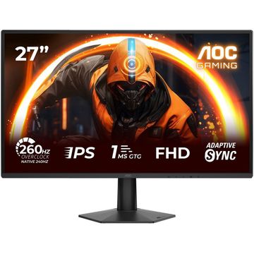 Монитор 27" AOC 27G50Z  Fast IPS, 1920x1080, 260Hz, 1ms, 300сd/m, 3000:1 | 2xHDMI(2.0), DP(1.4) |  ExPSU, Vesa 100, Black