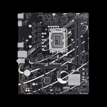 Материнская плата ASUS PRIME B760M-F LGA1700 mATX 2xDDR5 PCIEx16 PCIEx1 2xM.2 HDMI GLAN