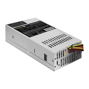 Блок питания 350W ExeGate F350AS (Flex ATX, for ITX case, APFC, КПД 80% (80 PLUS), 4cm fan, 24pin, (4+4)pin, PCI-E, 3xSATA, 2xIDE)