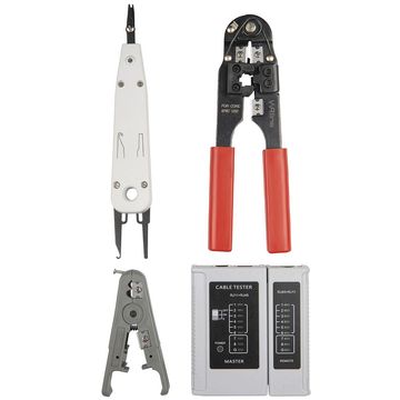 Инструмент обжимной Hyperline WRline WR-CK210C Набор инструментов для работы с витой парой 
