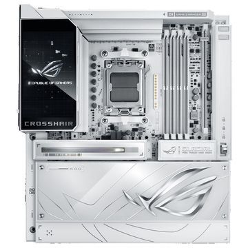 Материнская плата ASUS ROG CROSSHAIR X870E GLACIAL AM5 E-ATX 4xDDR5 2xPCIEx16 2xM.2 2xUSB-C 2x10GLAN WiFi 7