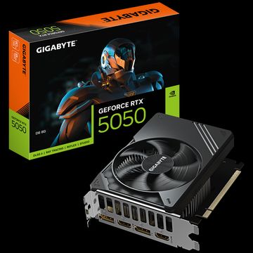 Видеокарта Gigabyte RTX5050 D6 8GB GDDR6 128bit 2xDP 2xHDMI 1FAN ITX RTL