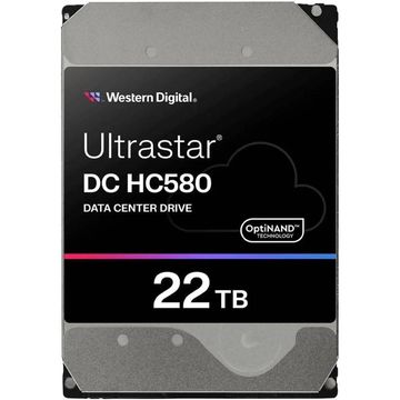 Жесткий диск серверный Western Digital 3.5" 22TB WD Ultrastar DC HC580 WUH722422ALE6L4 SATA 6Gb/s, 7200rpm, 512MB, 512e/4Kn
