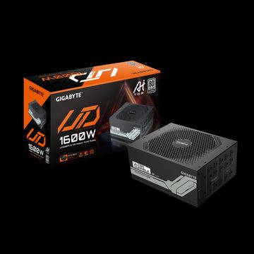 Блок питания ПК Gigabyte UD1600PM PG5 AI TOP 1600W, 80Plus, Platinum, Полностью модульный, PCIe Gen 5.0, ATX 3.1 compatible