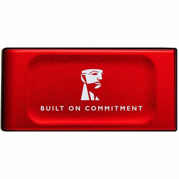 Твердотельный накопитель SSD Kingston External SSD XS1000, 2000GB, Type-C/A, USB 3.2 Gen 2, R/W 1050/1000MB/s, 70x33x14mm, 29g., Red 