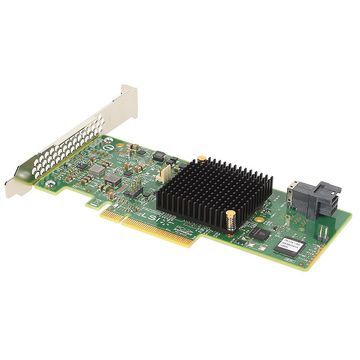 RAID-контроллер Broadcom 9341-4i SGL (LSI00419 / 05-26105-00(M)  PCIe 3.0 x8 LP, SAS/SATA 12G, RAID 0,1,5,10,50, 4port(1*int SFF8643), 3008ROC