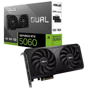 Видеокарта ASUS RTX5060 DUAL EVO OC 8GB GDDR7 128bit 3xDP HDMI 2FAN RTL (DUAL-RTX5060-O8G-EVO)
