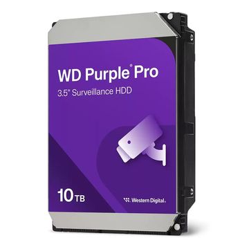 Жесткий диск Western Digital 10TB WD102PURP, Purple, DV, SATA3, Cache 512MB